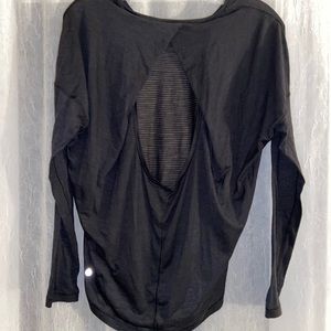 Lululemon open back long sleeve shirt